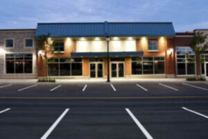 asphalt paving parking lot