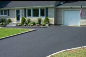 asphalt paving driveway