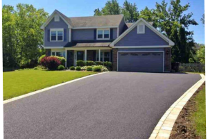 asphalt paving driveway